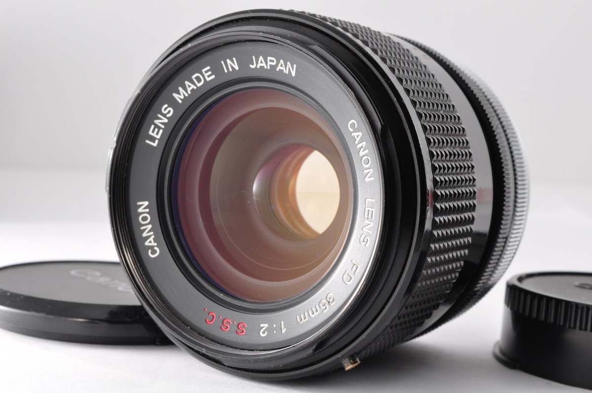 CANON FD 35mm f/2 S.s.C. ワイドアングル #FH20 CANON FD 35mm f/2 S.s.C. SSC MF Wide Angle Lens from JAPAN