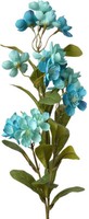 Clayre & Eef 6PL0343BL Deko Zweig Blumen Blau GrüN 18X10X70 Cm