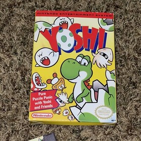 Sistema de Entretenimiento Yoshi NES Nintendo Completo En Caja CIB Completo Mario