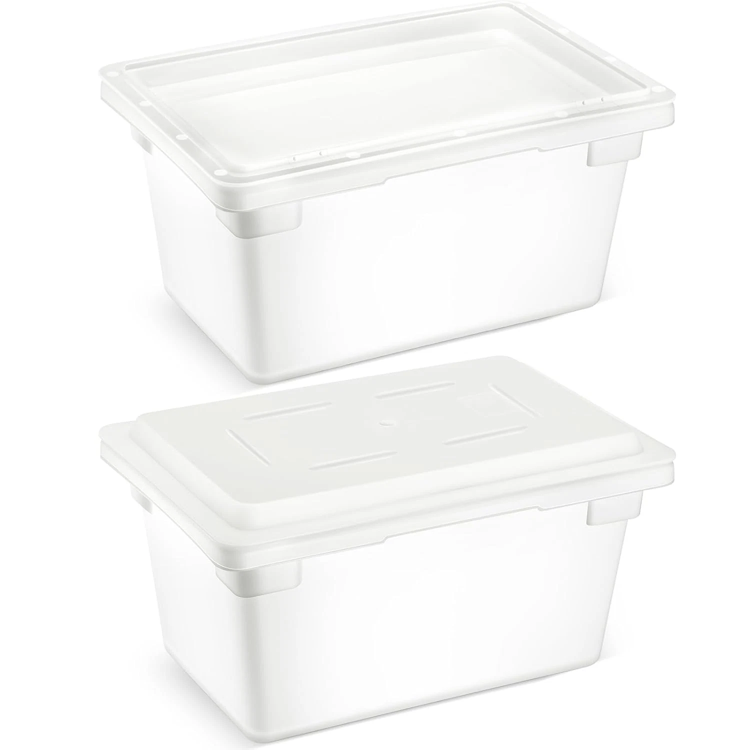 2-Pack 5 Gallon Food Storage Bins with Lids - Freezer & Dishwasher Safe