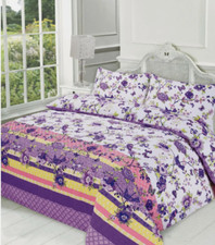 Image of Blossom Duvet Quilt Cover Polycotton Luxury Printed Bedding Set & Pillowcases