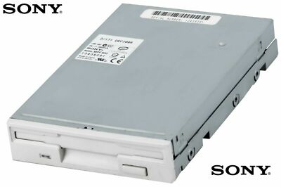 Sony 1.44MB FDD Floppy Disk Drive Internal Computer White