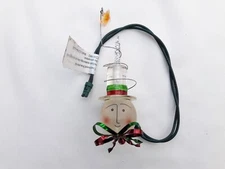 Department 56 Ornament Tiny Snowman Head Lit Clip on Christmas