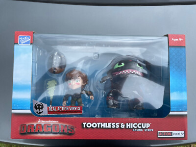 How To Train Your Dragon Toothless & Hiccup Action Vinyls The Loyal Subjects MIB