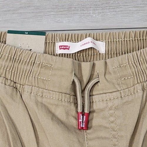Levi's Cargo Pants Boys 14 Khaki Tapered Leg Stretch New - Picture 3 of 7