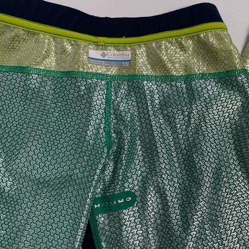 Columbia Omni-Heat 3D Knit Tight Thermal Leggings Green Colorblock sz Kids S (8) - Picture 12 of 13