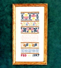 SAMPLINGS 2 Embroidery Pattern by The Samplar Works, Mini Sampler Series