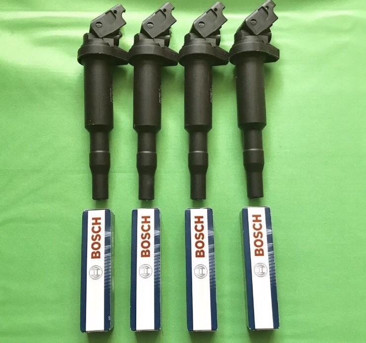 2007-2012 Mini Cooper N14 1.6L Turbo Bosh Ignition CoilSpark Plugs Tune Up
