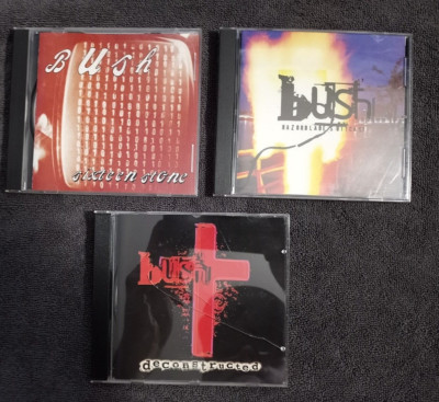 Lot Of (3) BUSH CDs Sixteen Stone, Razorblade Suitcase, Deconstructed ...