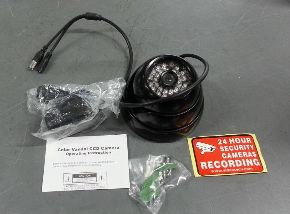VIDEOSECU IR DAY NIGHT SECURITY CAMERA BUILT-IN 1/3 INCH SONY EFFIO CCD WIDE