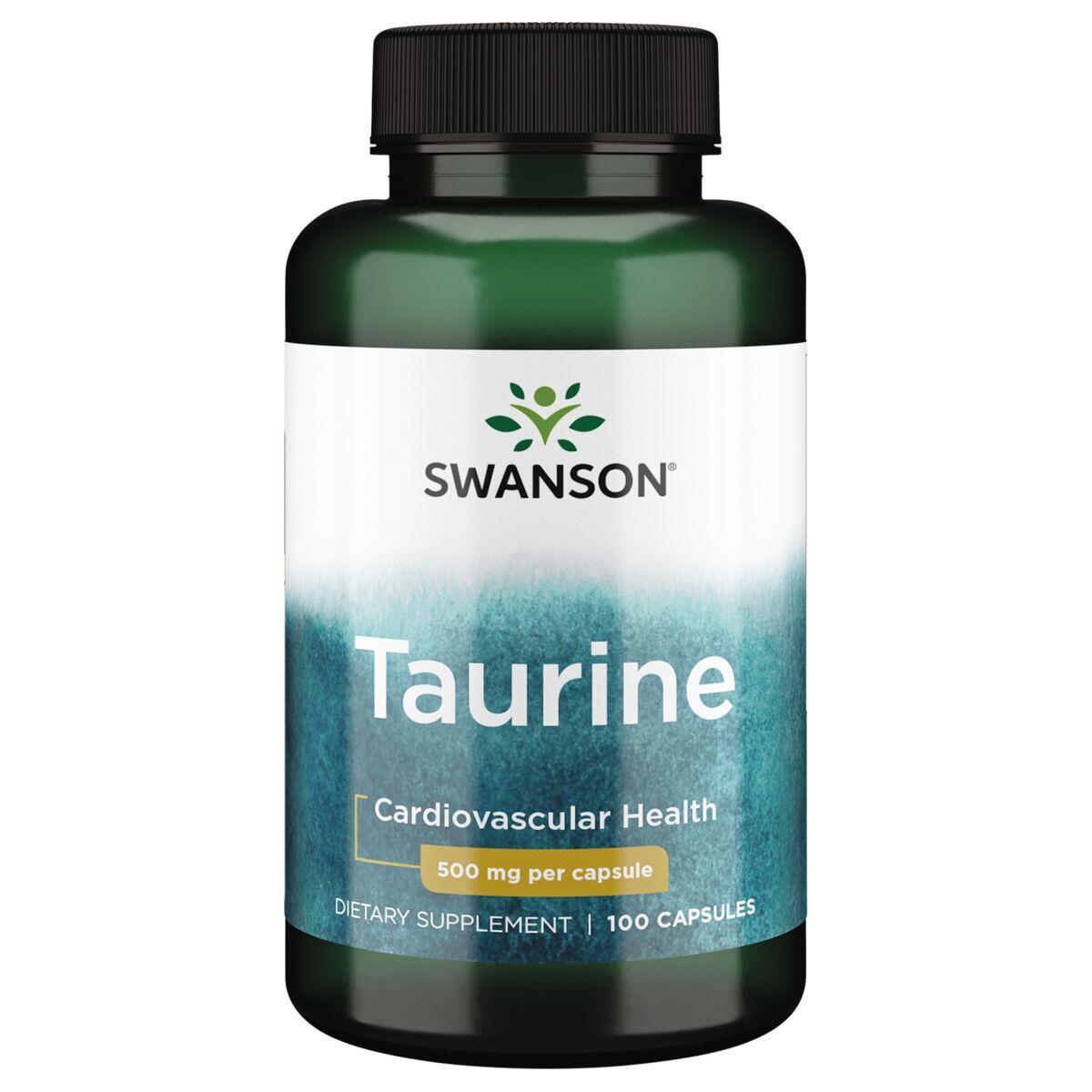 Swanson Taurine, 500Mg - 100 Caps - Image 2