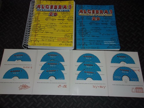 Teaching Textbooks ALGEBRA 1 2.0 Complete Textbook Answer Key CD-Rom SET Sabouri - 第 1/1 張圖片