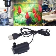 Mini Submersible Water Pump with 1 Meter USB Cable Compact 5V } е* Quiet W  N3Y8