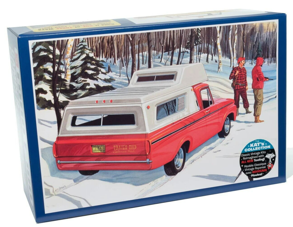 1:25 AMT 1963 Ford F-100 CAMPER PICK-UP Truck PLASTIC MODEL KIT *SEALED*