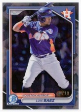 2024 Bowman Chrome Prospects Sapphire Black #BCP-248 Luis Baez 02/10