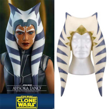 Star Wars Ahsoka Tano Cosplay Latex Head Cove...