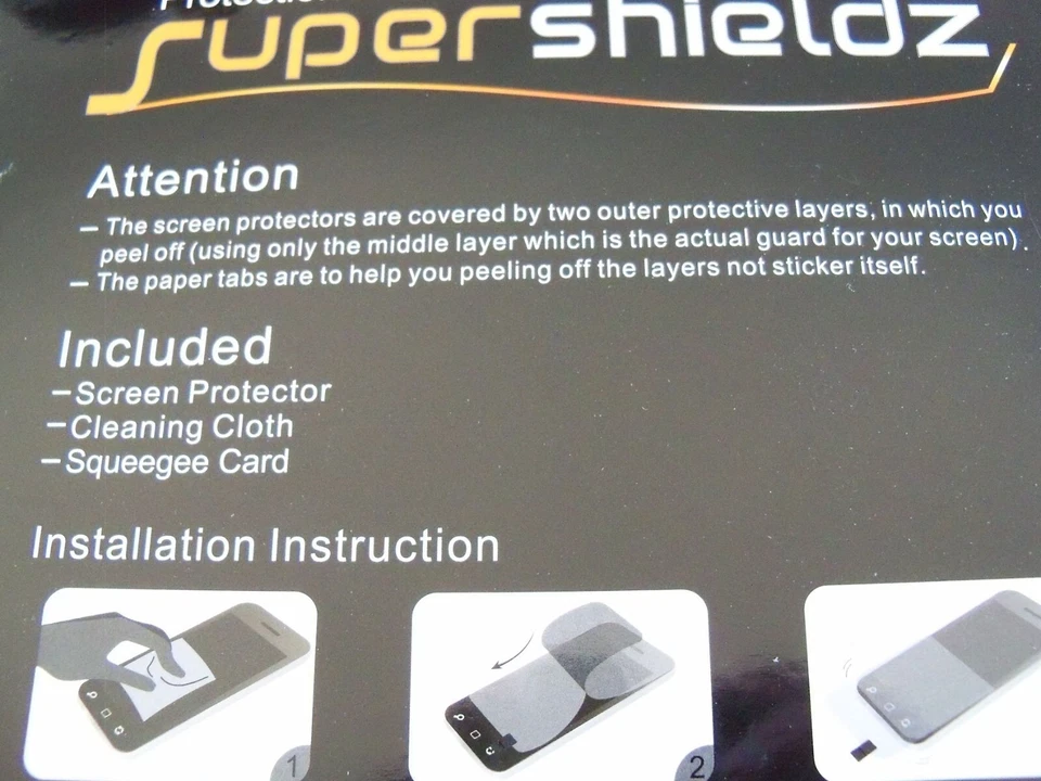 3 Pack Supershieldz HD Clear Screen Protector for Samsung Galaxy Tab E Nook 9.6" - Image 3 of 3