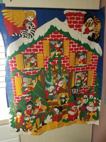 Panel de tela terminado colgante de pared para taller de Navidad - Imagen 2 de 12