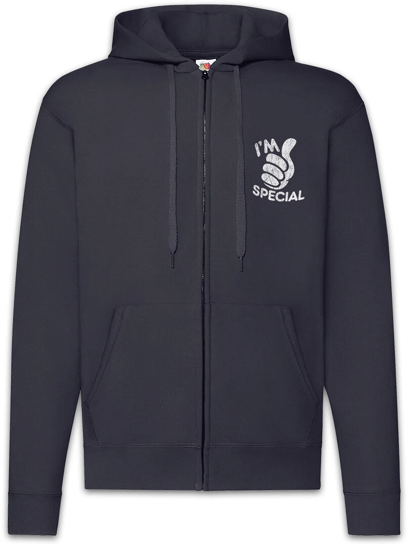 I'm Special Zipper Hoodie Gamer Gaming Games Thumbs Up Geek Nerd Fun