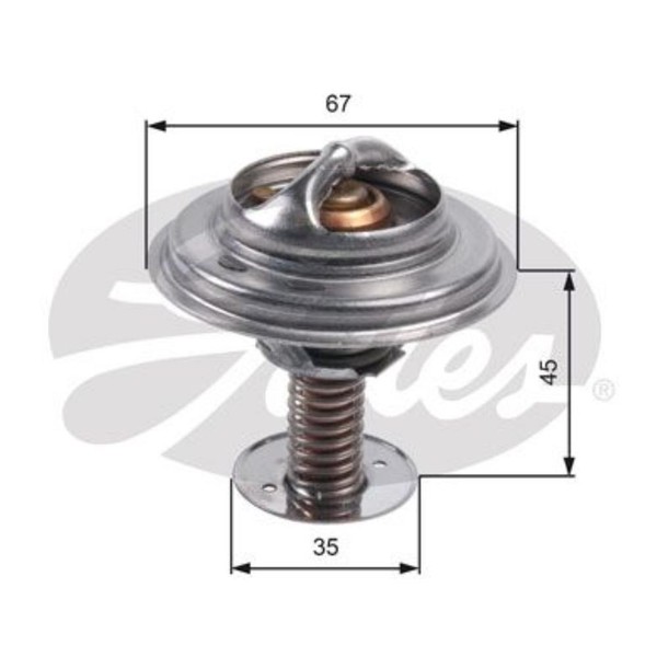 Gates Thermostat KüHlmittel 88°C FüR Land Rover Range III TH45688G1-image