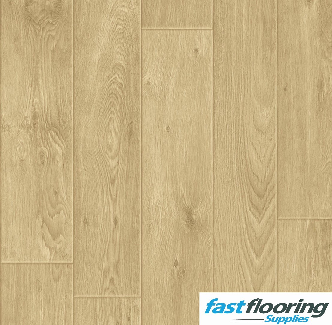 TARKETT Safetred Contract Wood Faro Oak Natural Safety Flooring