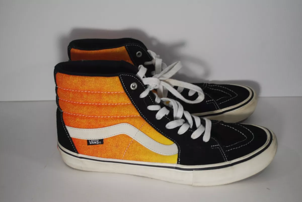 Black orange clearance vans