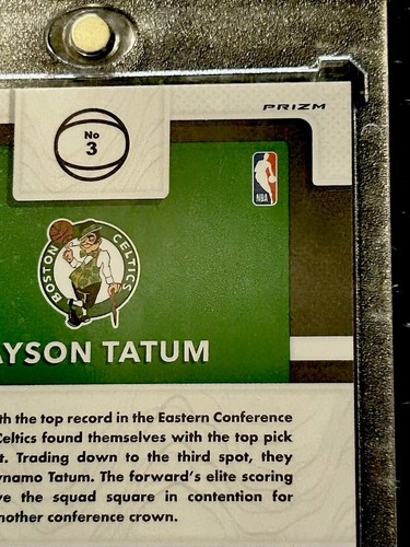 Jayson Tatum 2017 Optic #3 Fast Break Disco Prizm Rookies RC Holo Celtics USA ☘️ - Picture 12 of 14