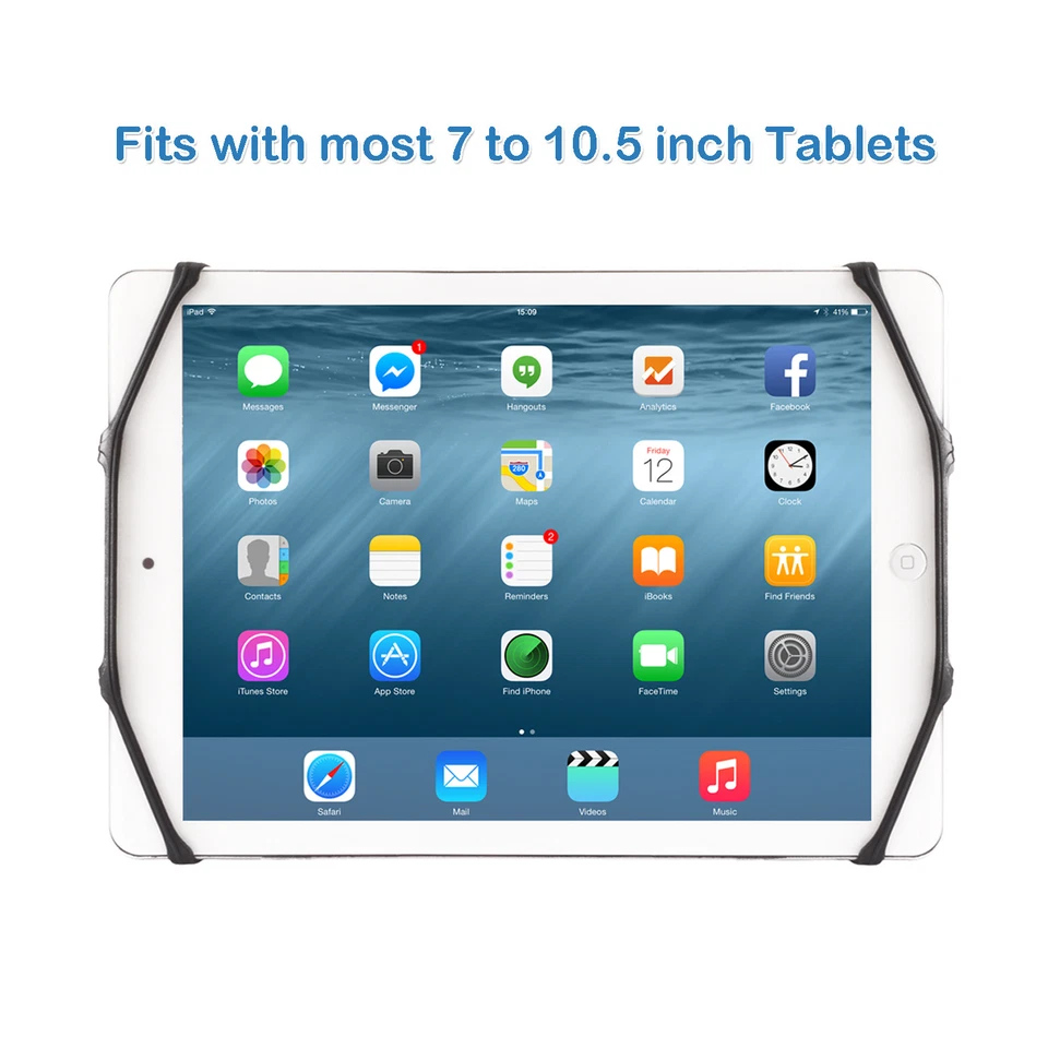 Detachable Padded Hand Strap Holder with Silicon Tablet Holding Net for Tablets - Image 4 of 4