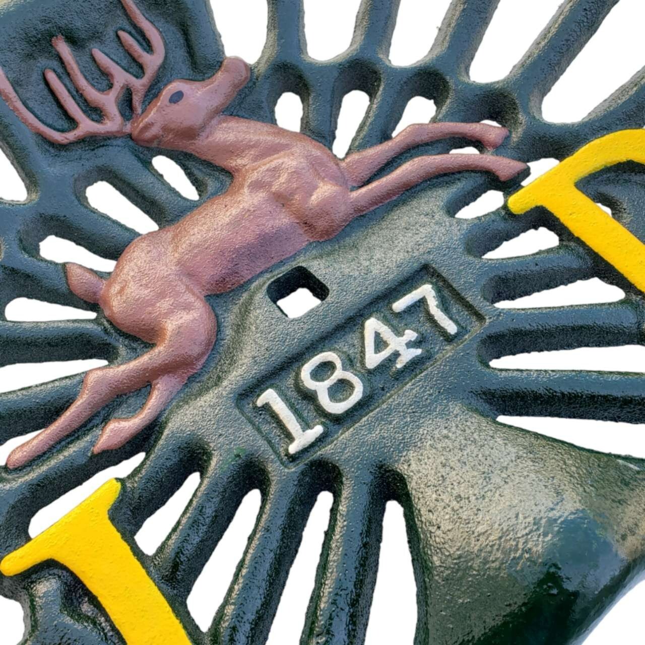 Metal Faithfully Reproduced Cast Iron John Deere Tractor Seat eBay