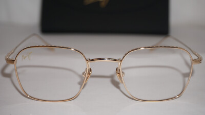 MAUI JIM New Eyeglasses With Case Titanium Gold MJ2722-16 40 22 145