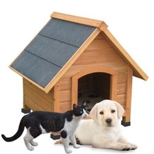 Cuccia in legno per cani di piccola taglia o gatti casetta da esterno e giardino