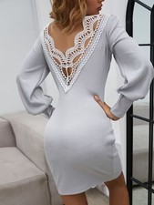 Low Back Lace Detail Dress