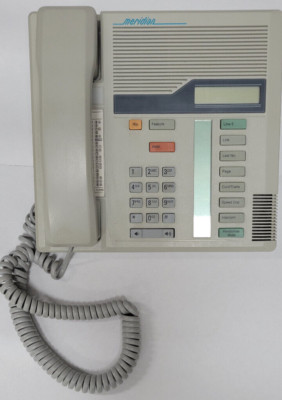 Nortel Meridian M7208 Telephone Gray NT8B20 with User Guides