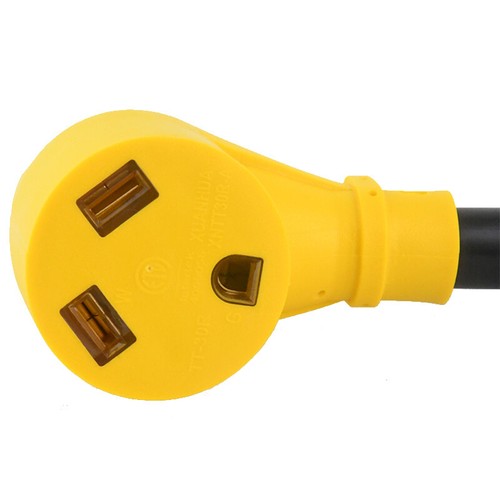 15 Amp to 30 Amp RV Adapter Cord 12 Inch, 5-15P to TT-30R Dogbone Electrical - Picture 5 of 7