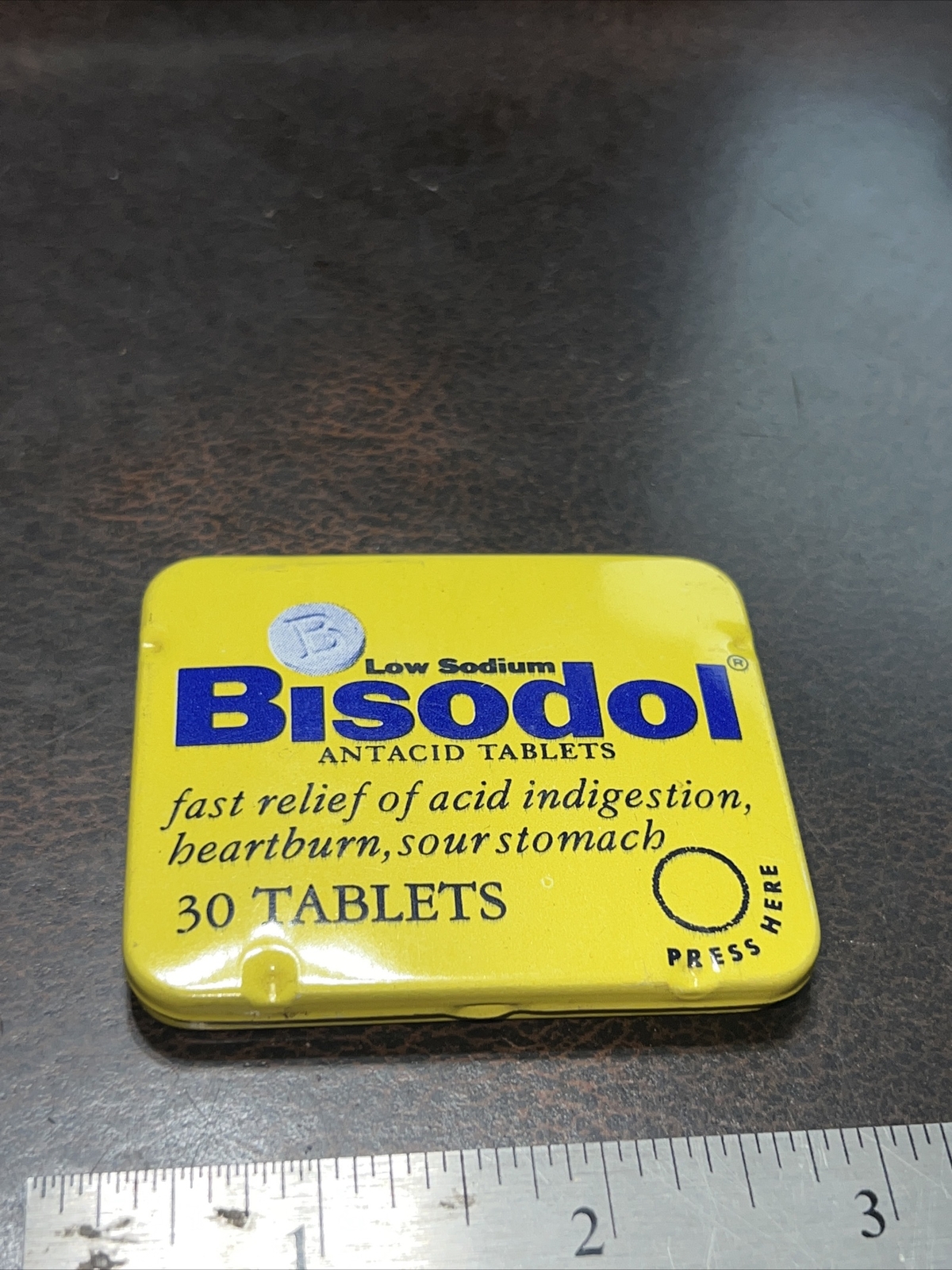 Vintage Medical Phamracy Tin Bisodol Antacid Tablets eBay
