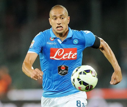 Very Rare Napoli FC match worn shirt Gokhan Inler Serie A italy Switzerland