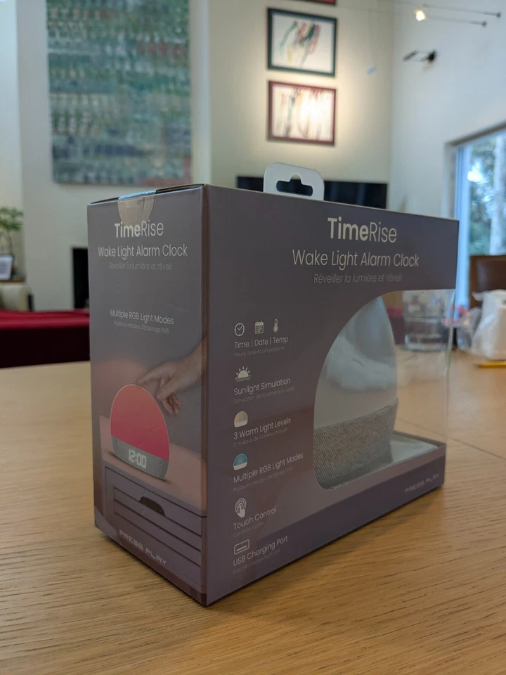 Reloj despertador TimeRise Wake Light Foto 2 de 3