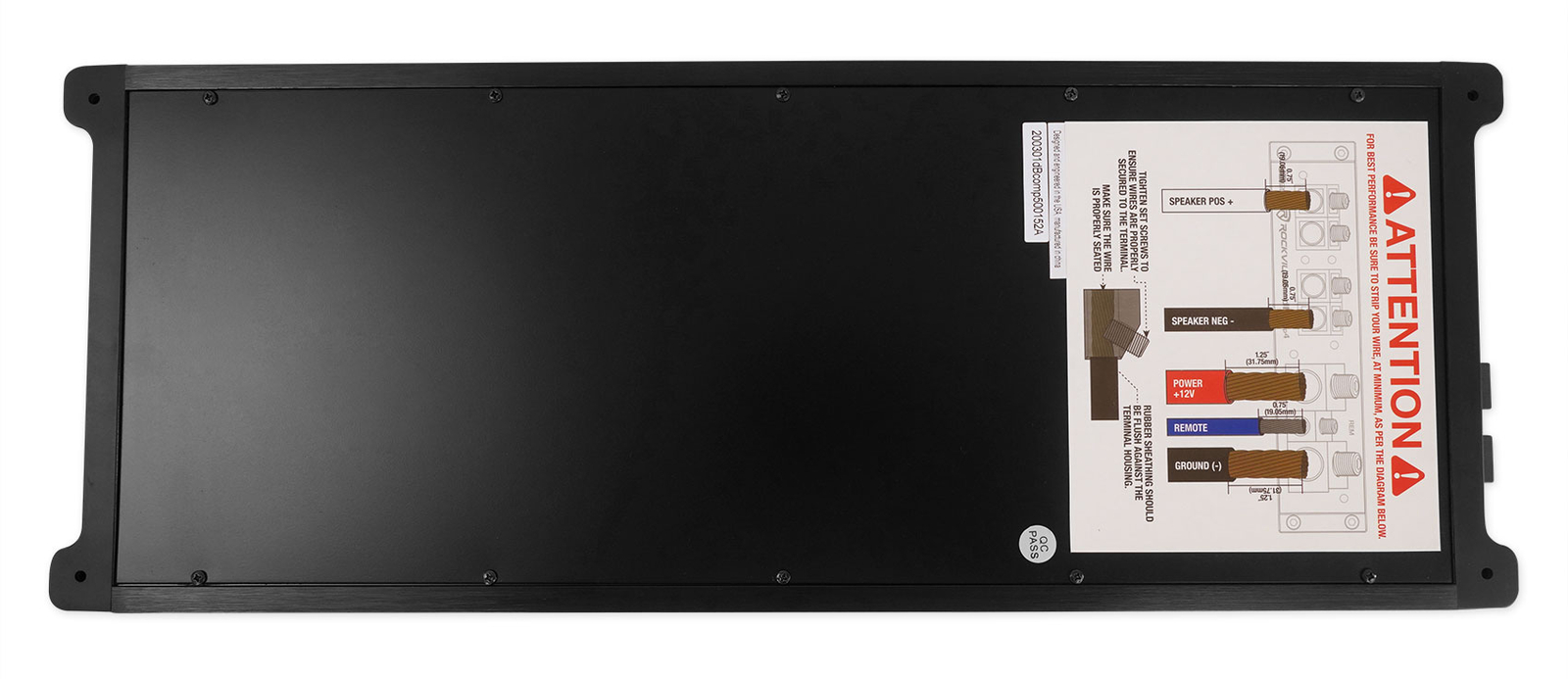 Автомобильный аудиоусилитель Rockville dBcomp4 Competition Mono мощностью 3000 Вт RMS Комплект медных усилителей