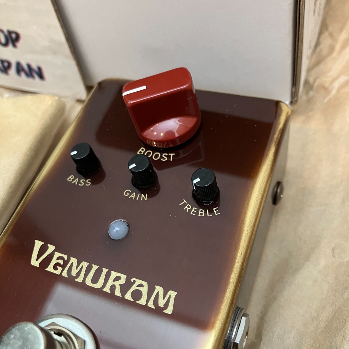 VEMURAM Budi-G Booster Guitar Effects Pedal Gritty Fast Shipping