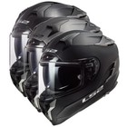 LS2 FF327 Challenger Motorcycle Crash Helmet Gloss Black, Matt Black, Titanium