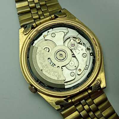 Seiko 5 Automatic 7S26-3070 Date/Day Golden Dial Vintage