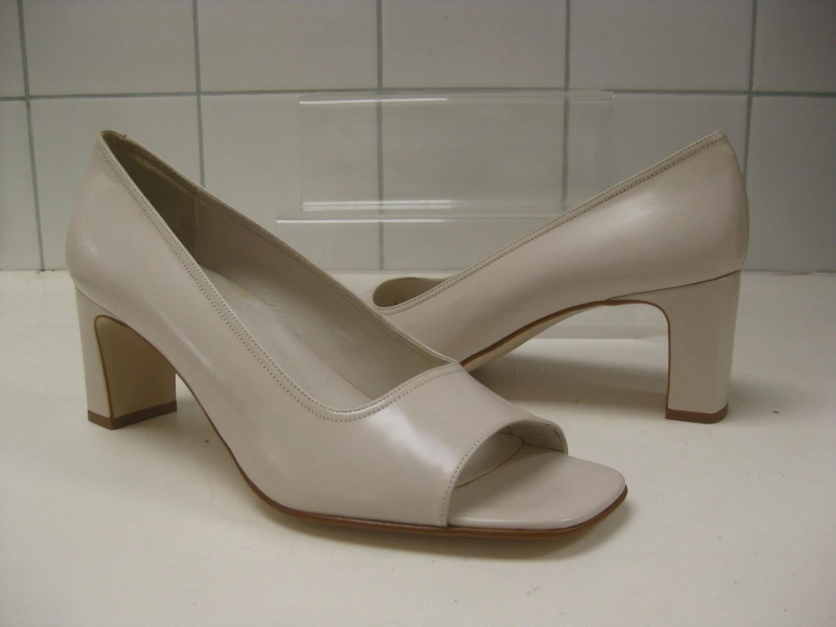 Escarpins NEXT à Talons Mi-hauts - Taille UK 4 - Beige/Nude - Cuir Synthétique - Occasion