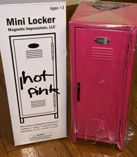 Hot Pink Metal Mini Locker by Magnetic Impressions