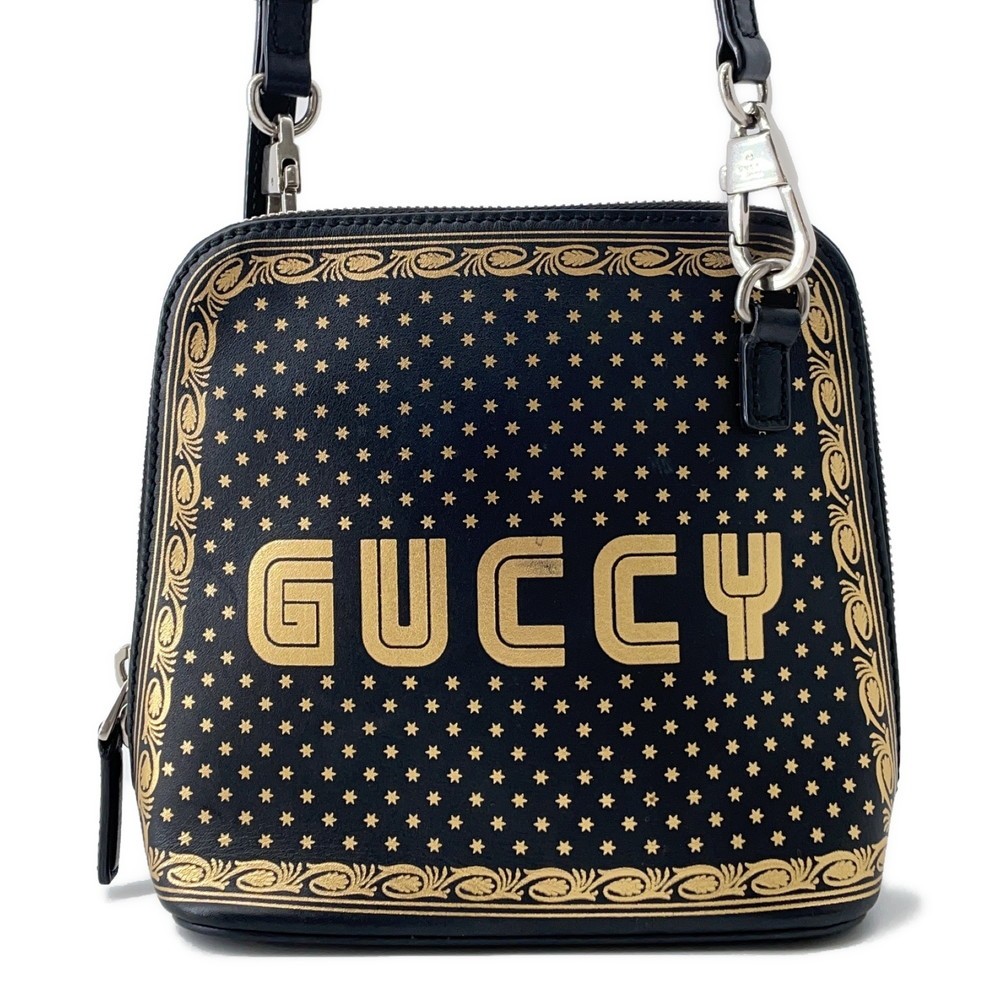 GUCCI GUCCY Print SEGA Collaboration Mini Shoulder Bag