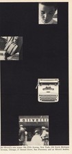 1955 Olivetti Typewriter: Area Stores Vintage Print Ad