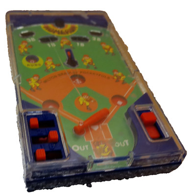 Milton Bradley pocketfuls baseball Home Run 1987 pocket game vintage toy