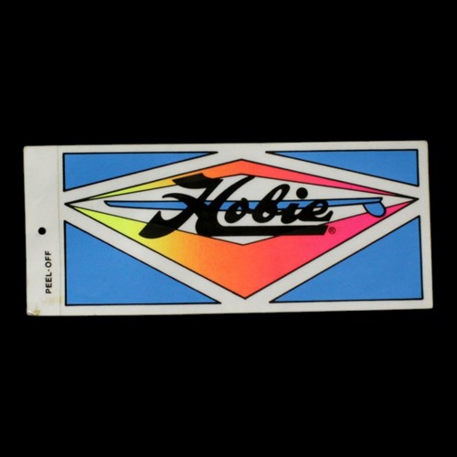 Hobie Surfboards Surf Shop Neon 80's Orange Blue OG V3B Vintage Surfing STICKER