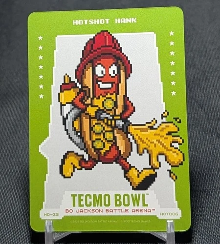 Hotshot Hank - Hot Dog Card 2026 Bo Jackson Battle Arena TECMO BOWL #HD-23
