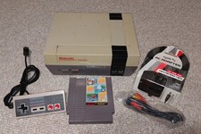 RE-CONDITIONED Original Nintendo System NES-001, w/ Cords, 1x Controller, Mario