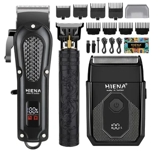 Hommes, Clippers cheveux sans fil, Timbre de barbe, USB Barbecue rechargeable, Kit